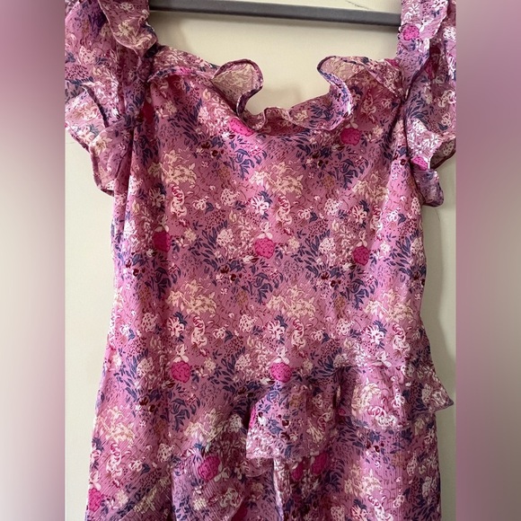 NWT Lush Brand Orchid Pink Floral Dress Women’s Size Medium - Picture 4 of 16